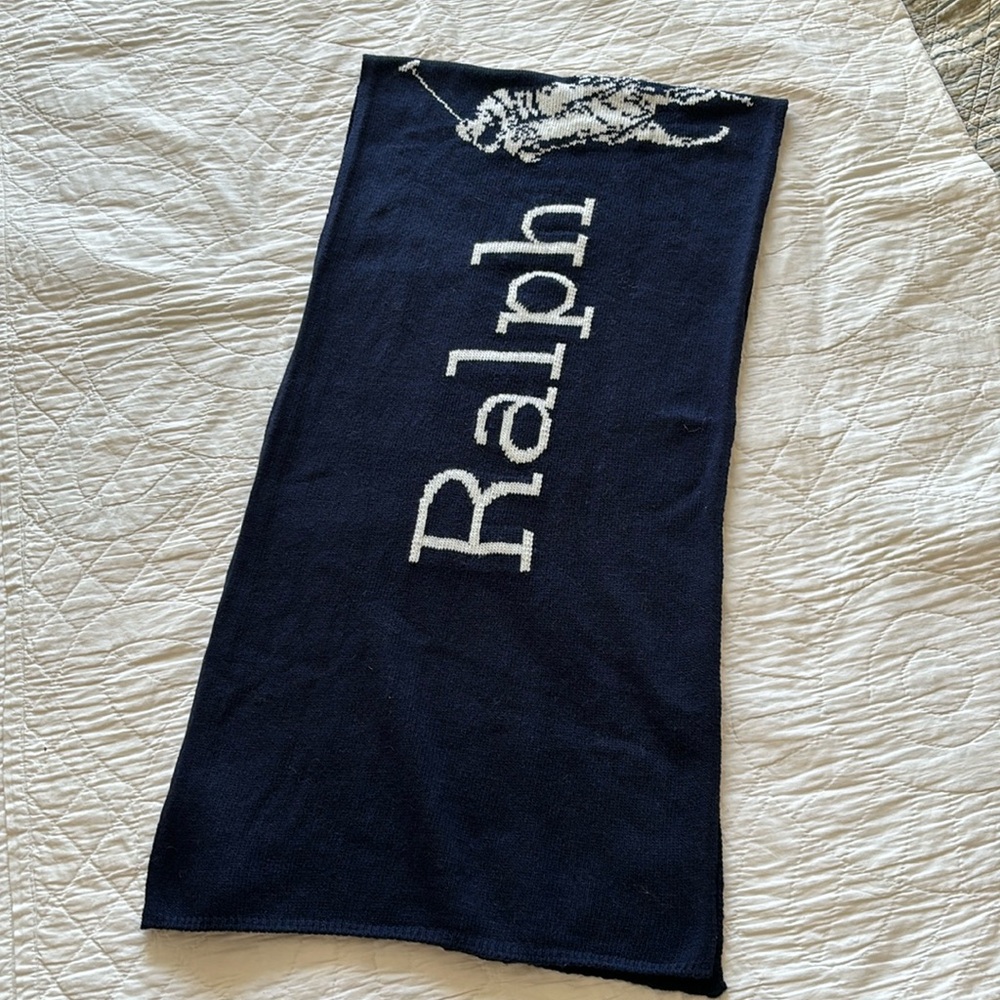 Polo Big Pony Wool Blend Scarf